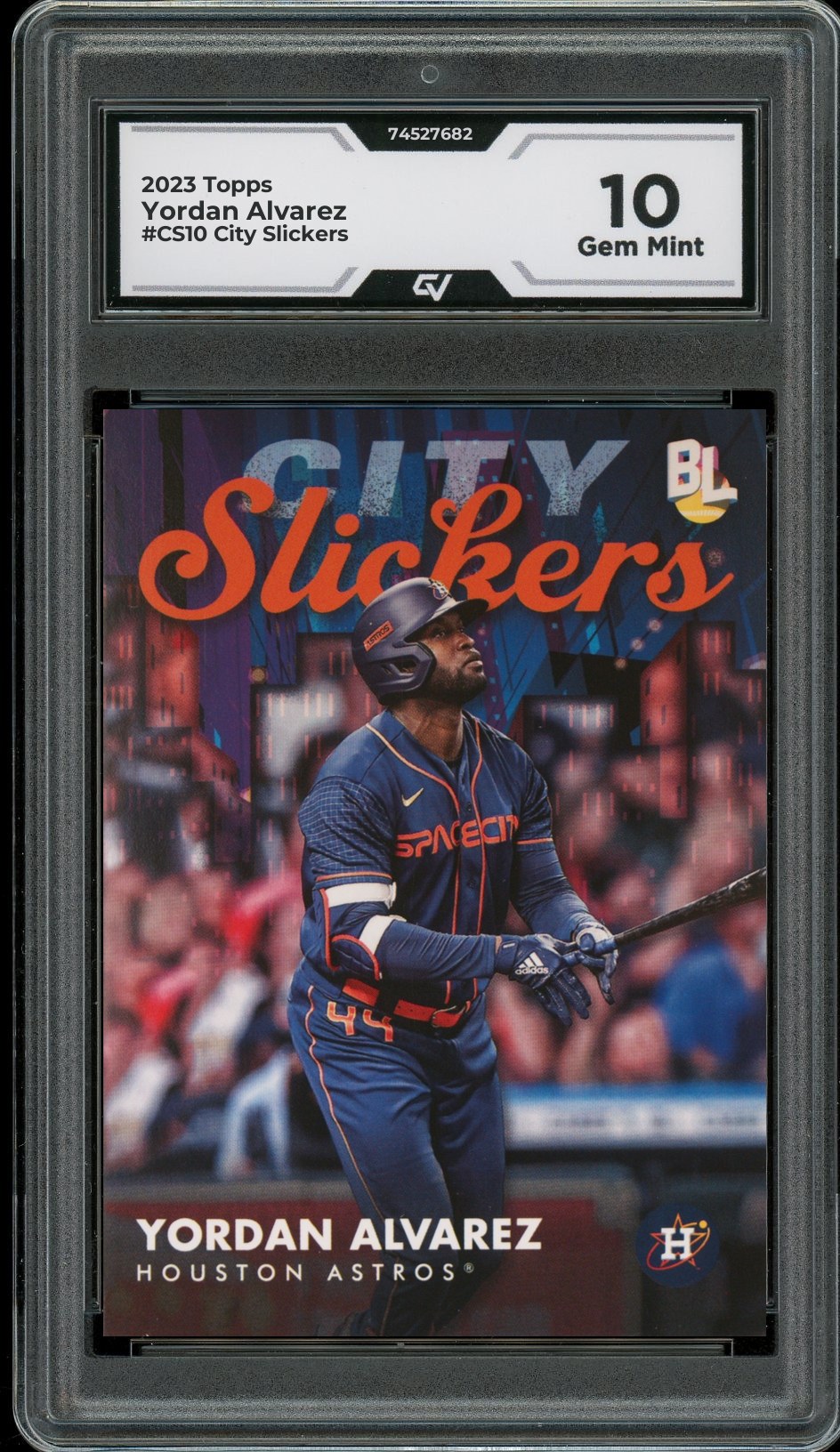 2023 Topps #CS10 Yordan Alvarez City Slickers Graded 10 Gem Mint - Front