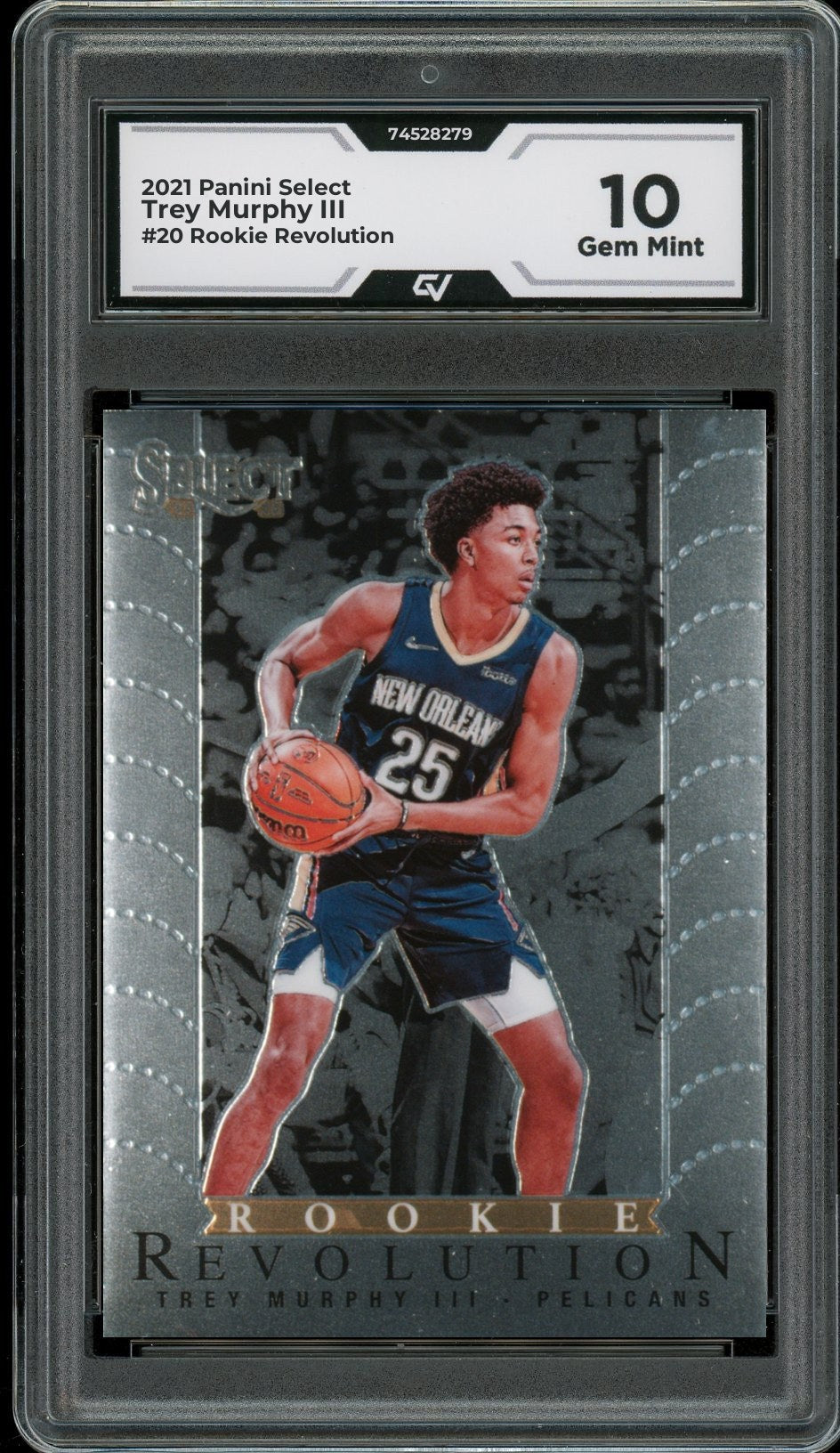 2021 Panini Select #20 Trey Murphy III Rookie Revolution Rookie Card RC Graded 10 Gem Mint - Front