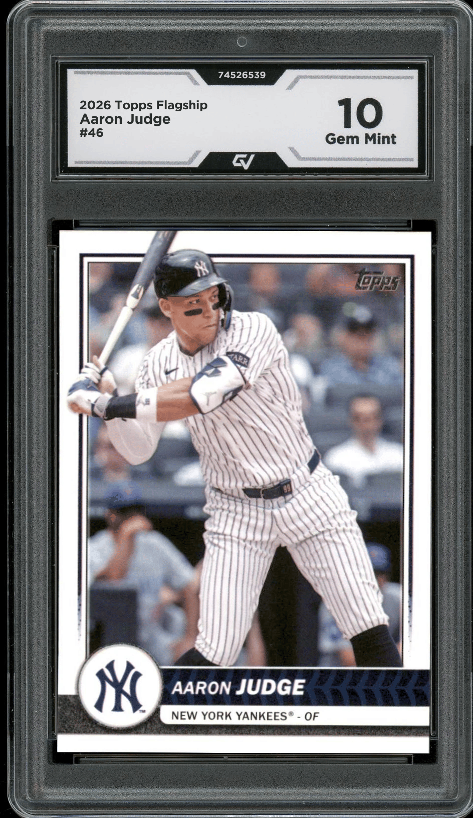 2026 Topps Flagship #46 Aaron Judge Graded 10 Gem Mint