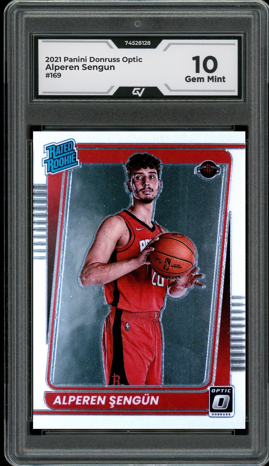 2021 Panini Donruss Optic #169 Alperen Sengun Rookie Card RC Graded 10 Gem Mint - Front