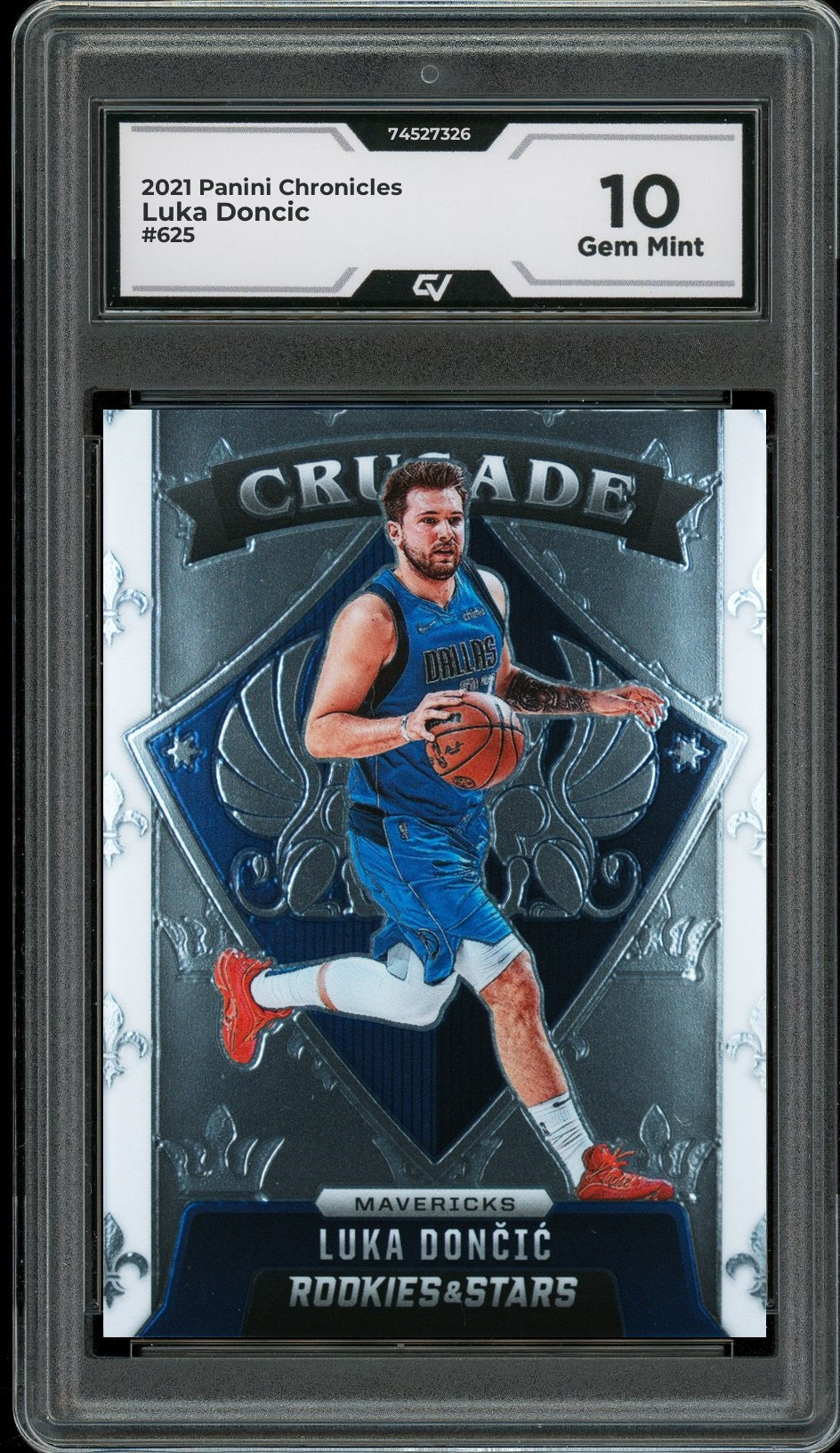 2021 Panini Chronicles #625 Luka Doncic Graded 10 Gem Mint - Front