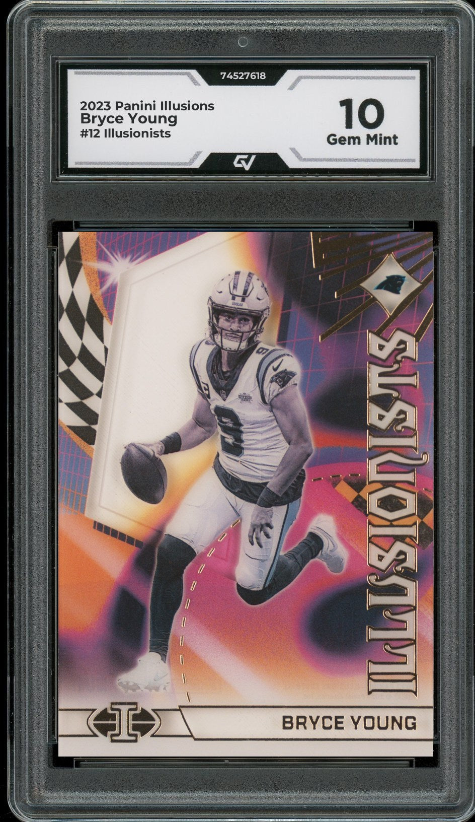 2023 Panini Illusions #12 Bryce Young Illusionists Graded 10 Gem Mint - Front