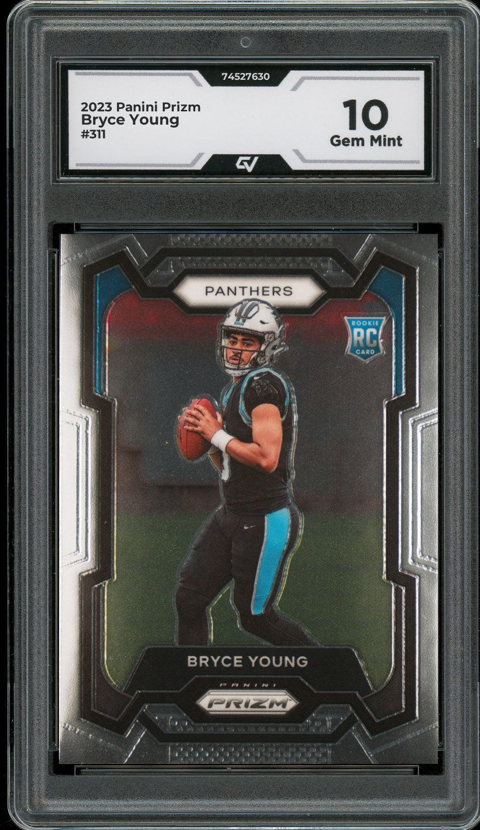 2023 Panini Prizm #311 Bryce Young Rookie Card RC Graded 10 Gem Mint - Front