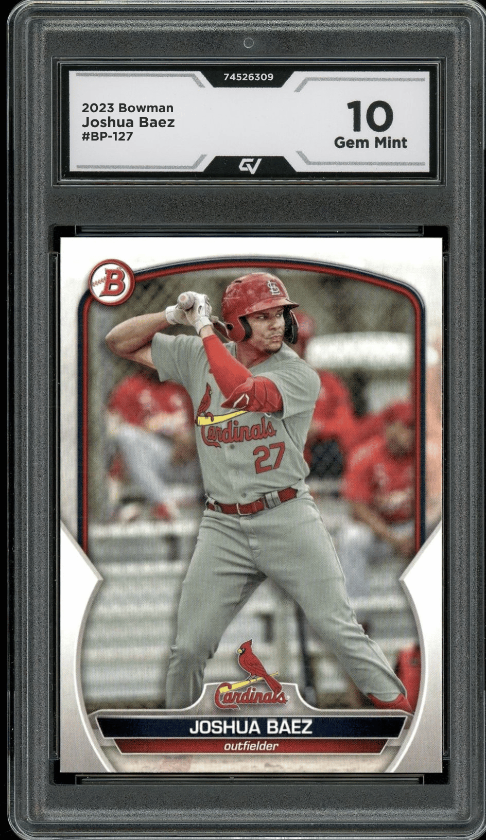 2023 Bowman #BP-127 Joshua Baez Rookie Card RC Graded 10 Gem Mint