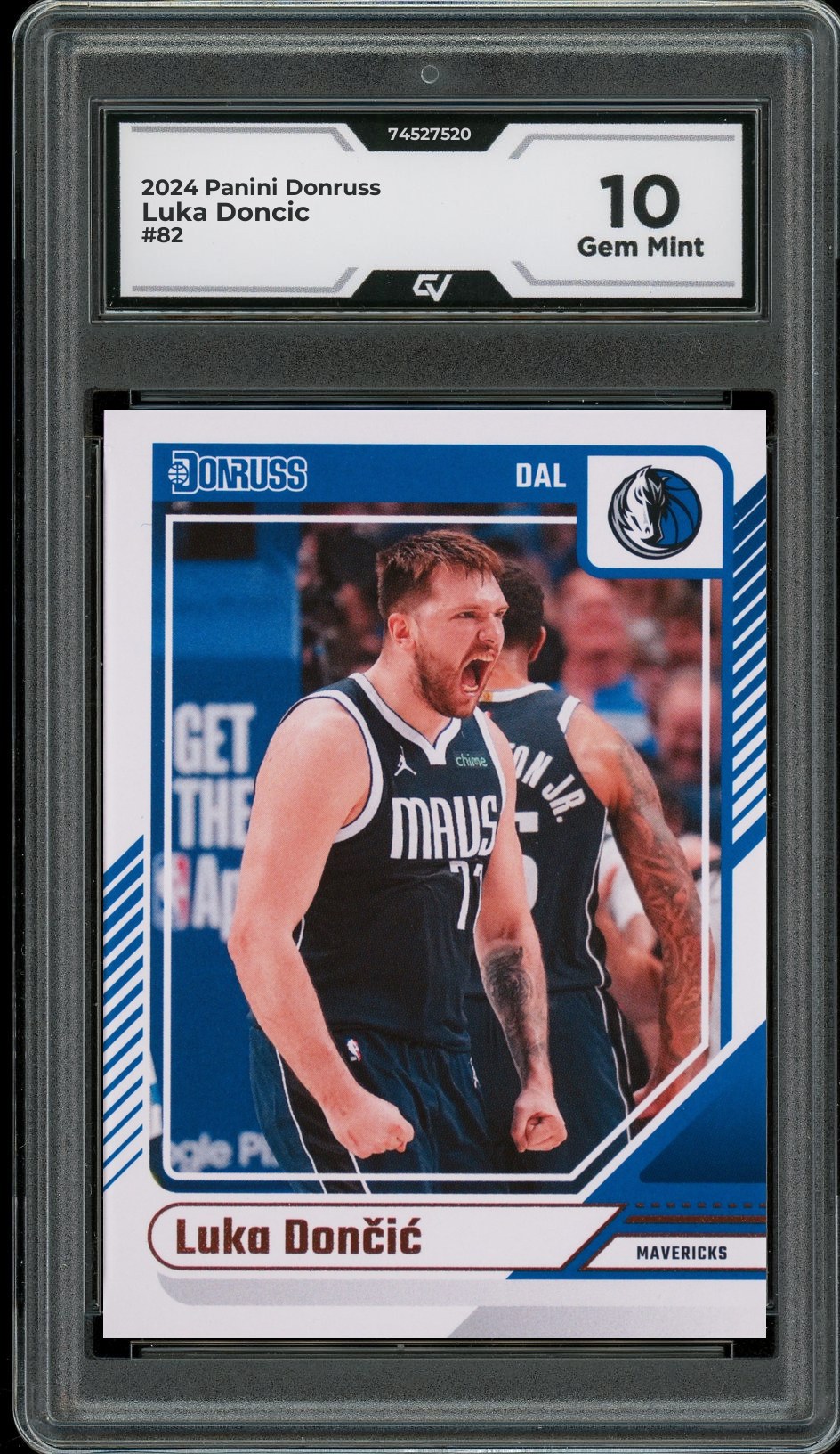2024 Panini Donruss #82 Luka Doncic Graded 10 Gem Mint - Front