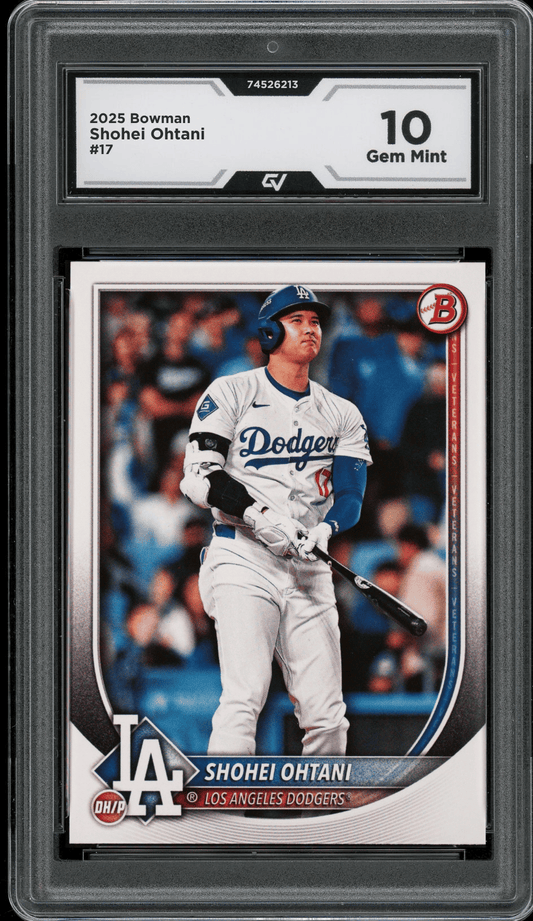 2025 Bowman #17 Shohei Ohtani Graded 10 Gem Mint - Front