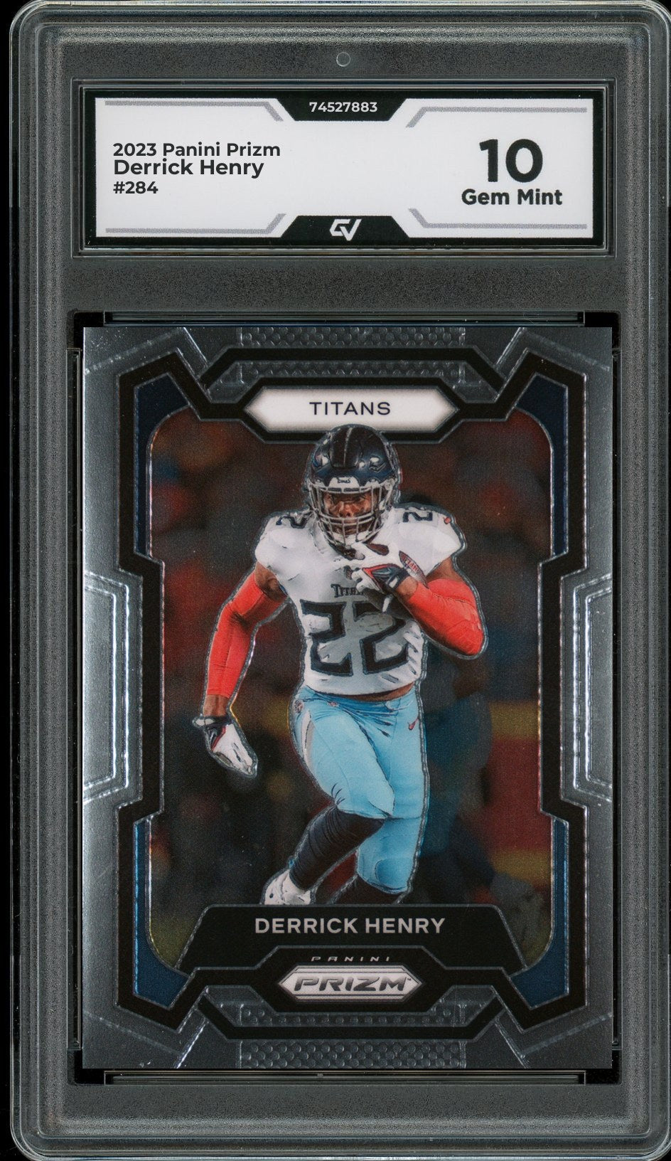 2023 Panini Prizm #284 Derrick Henry Graded 10 Gem Mint - Front