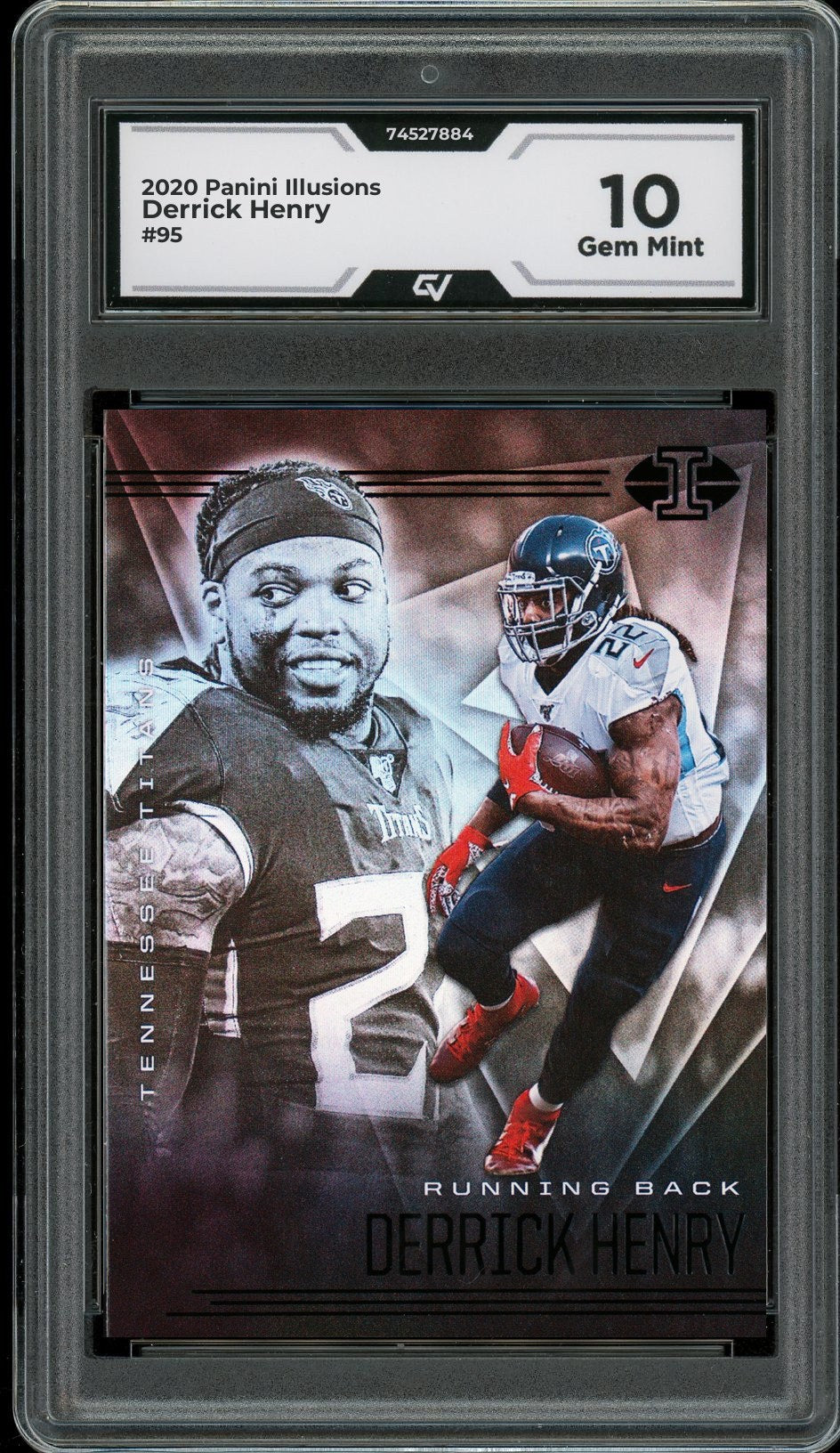 2020 Panini Illusions #95 Derrick Henry Graded 10 Gem Mint - Front