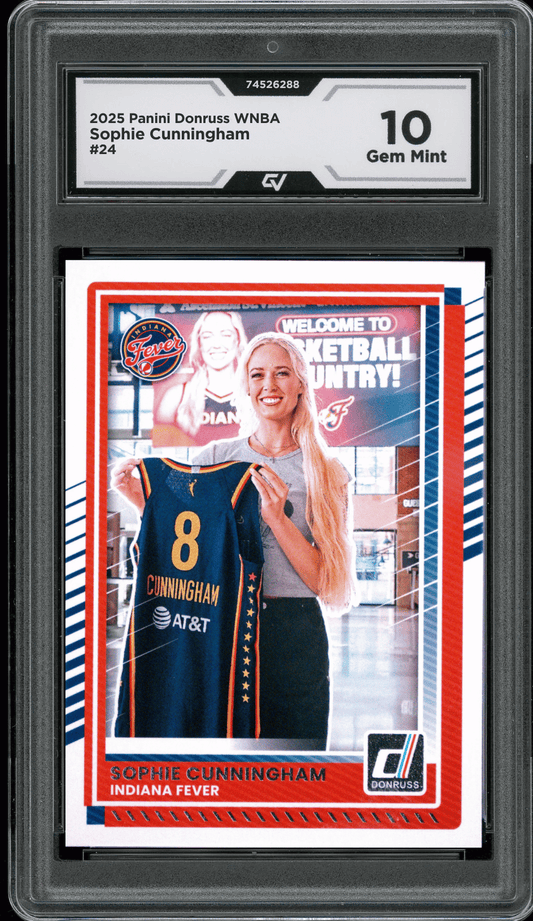 2025 Panini Donruss WNBA #24 Sophie Cunningham Graded 10 Gem Mint