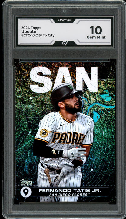 2024 Topps #CTC-10 Update City To City Graded 10 Gem Mint - Front