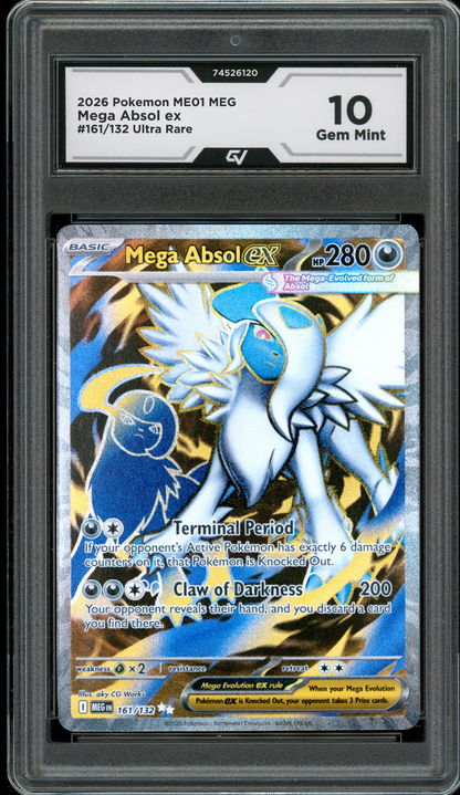 2026 Pokemon ME01 Mega Evolutions #134/132 Ivysaur IR Graded 10 Gem Mint