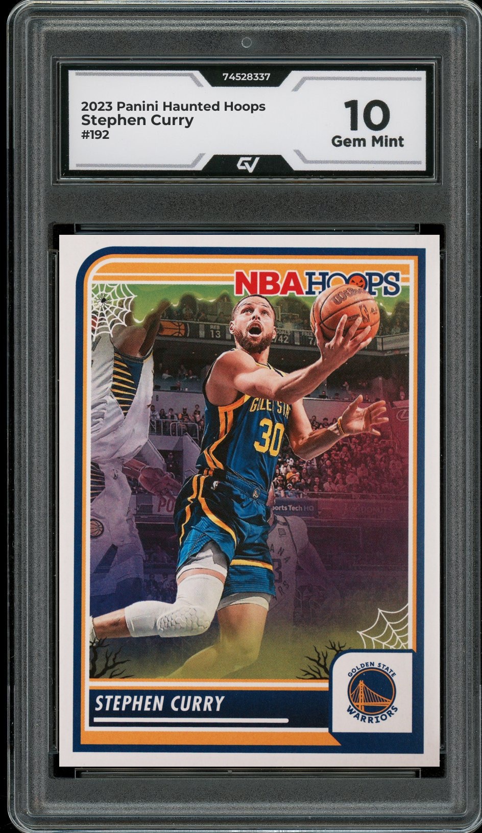 2023 Panini Haunted Hoops #192 Stephen Curry Graded 10 Gem Mint - Front