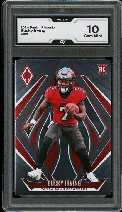 2024 Panini Phoenix #166 Bucky Irving Rookie Card RC Graded 10 Gem Mint - Front