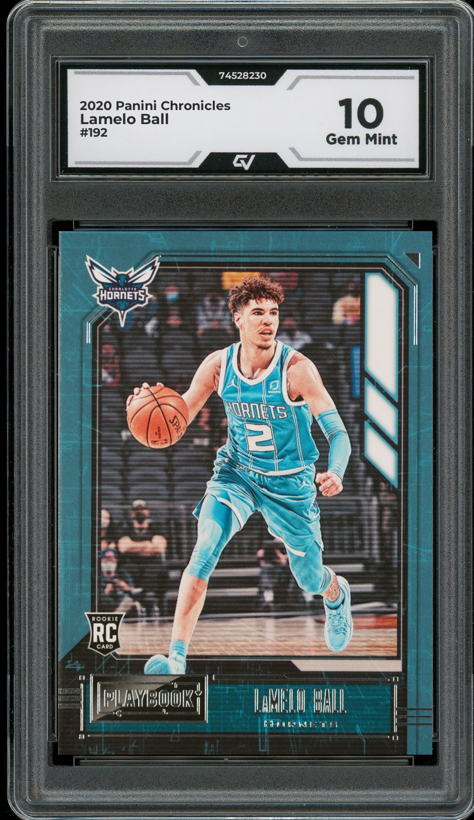 2020 Panini Chronicles #192 Lamelo Ball Rookie Card RC Graded 10 Gem Mint - Front